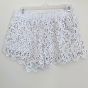 Cute Lace Detail Shorts